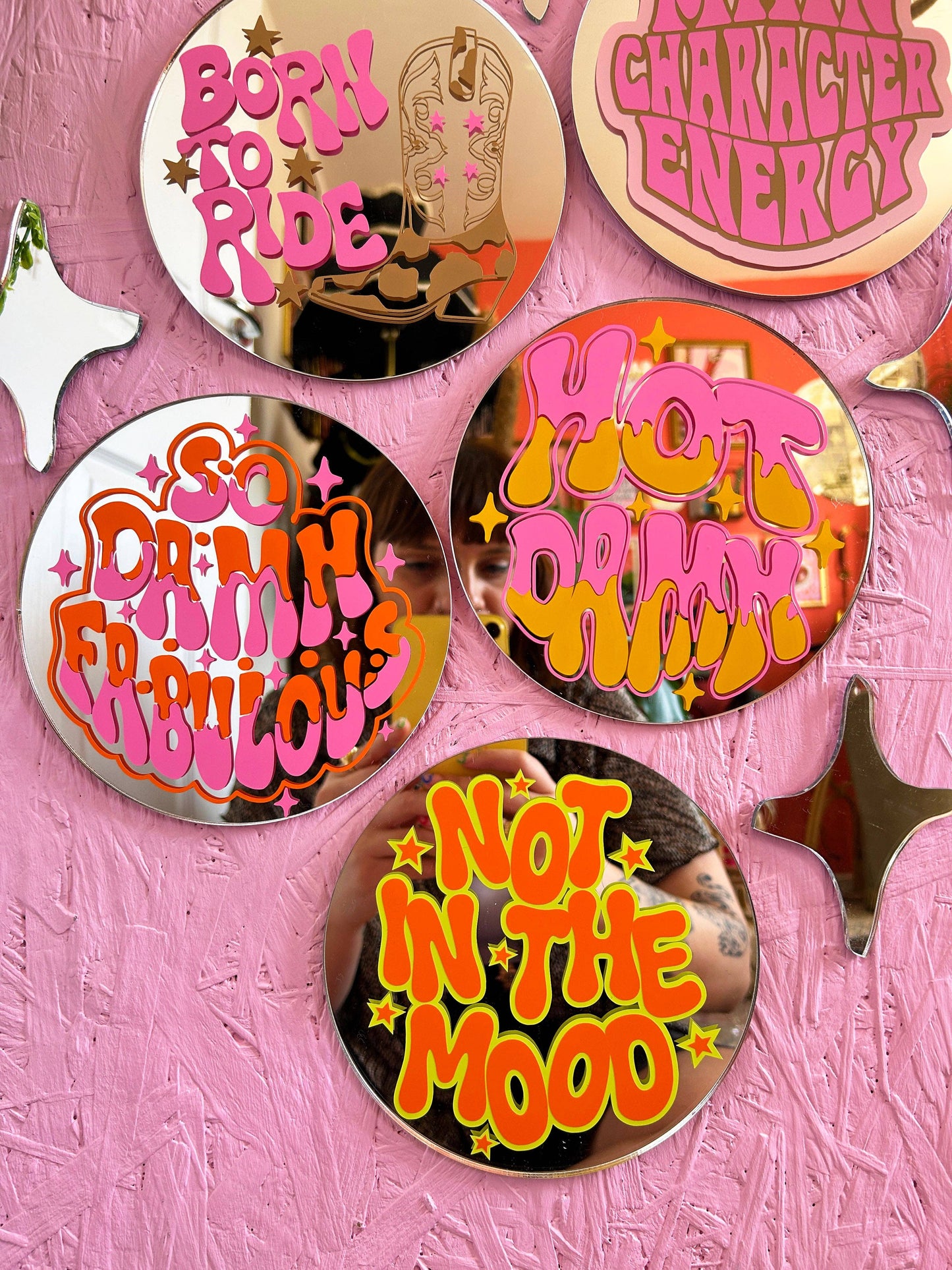 Baby Atomic Stars Mirror Set
