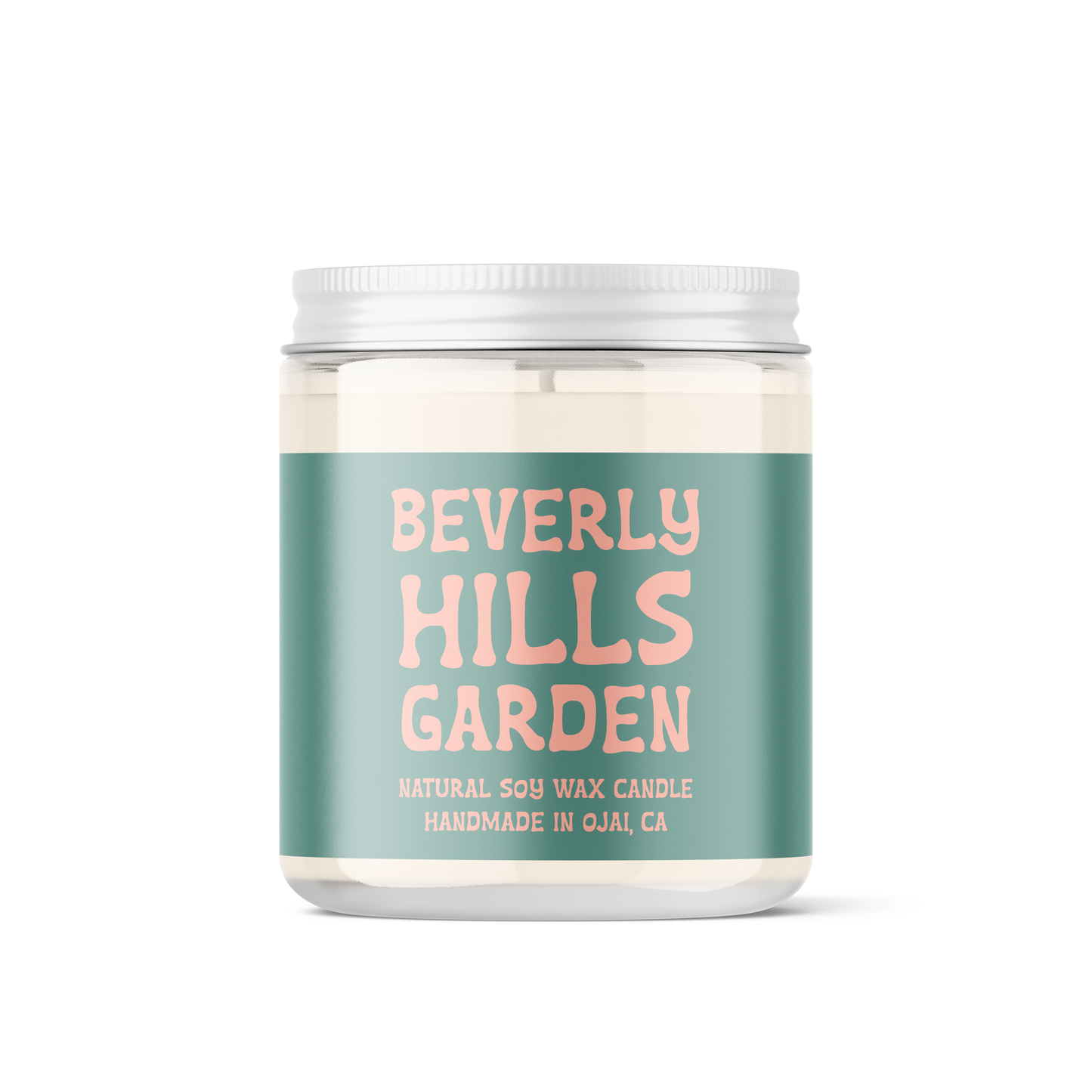 Candle | Beverly Hills Garden | Natural Soy Wax | Glass Jar