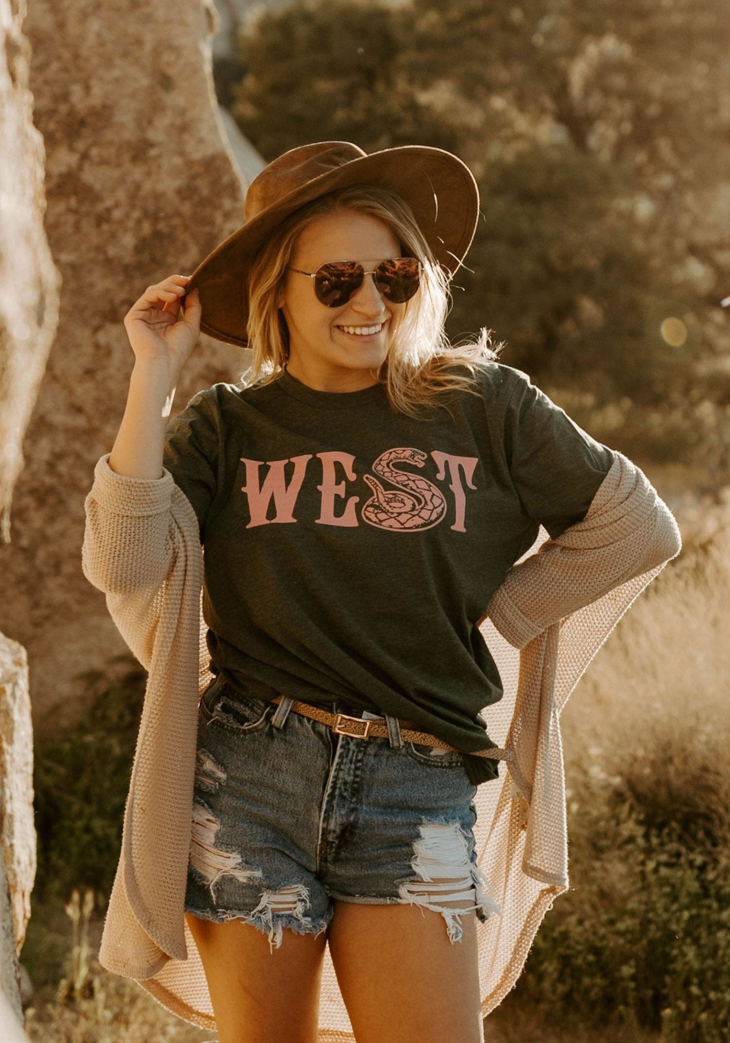 Diamond West Tee