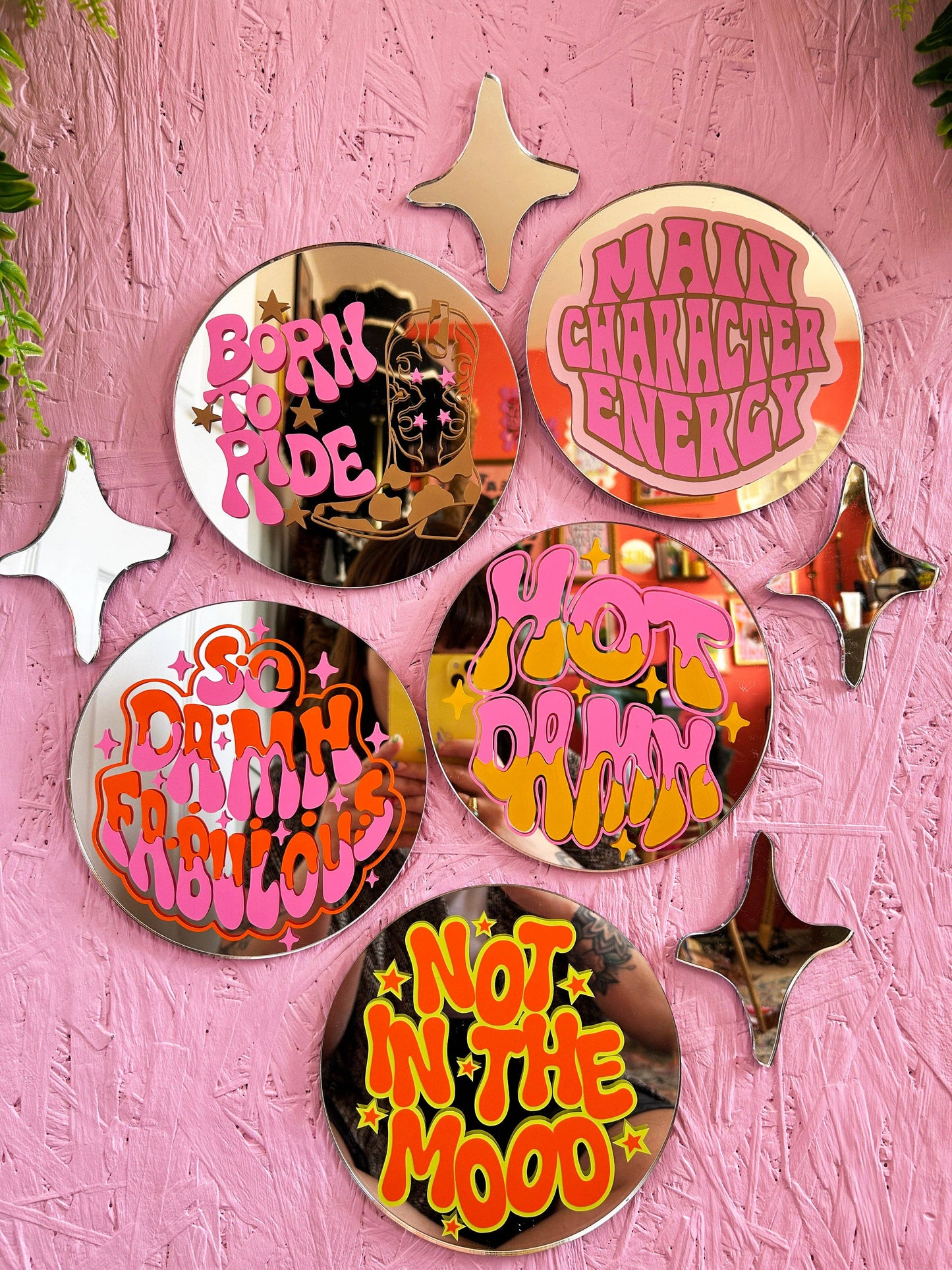 Baby Atomic Stars Mirror Set