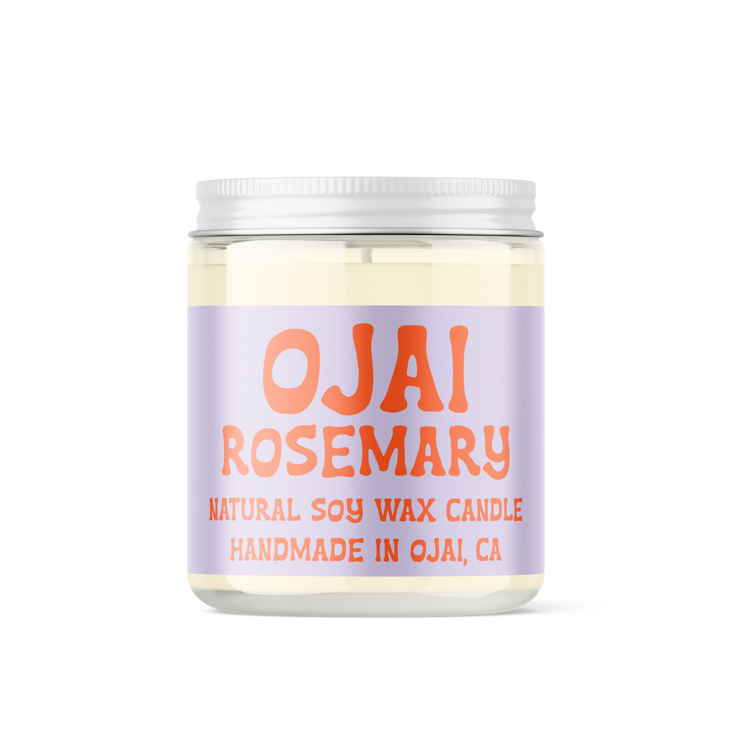 Candle | Ojai Rosemary | Natural Soy Wax | Glass Jar