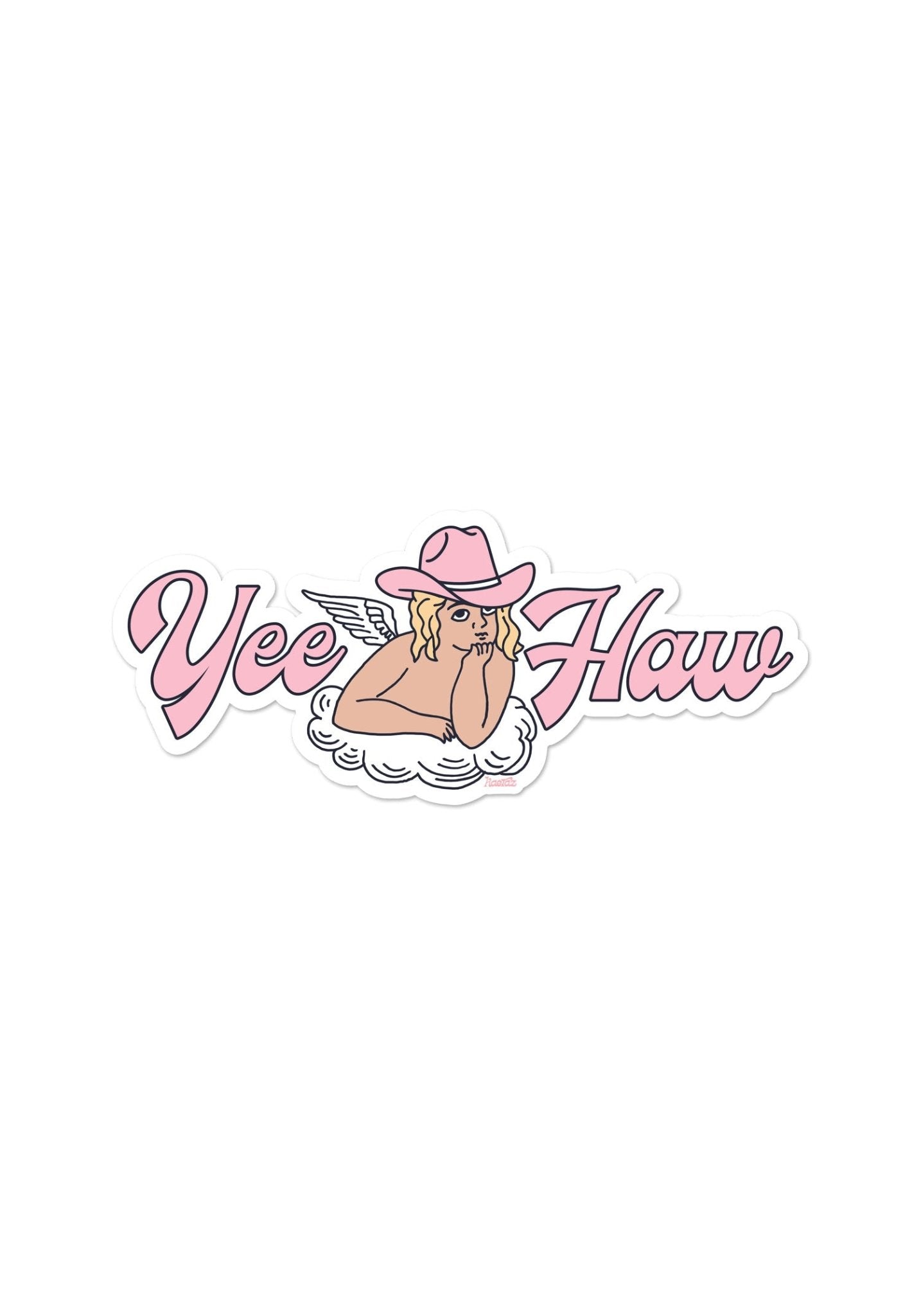 Yeehaw Angel Sticker