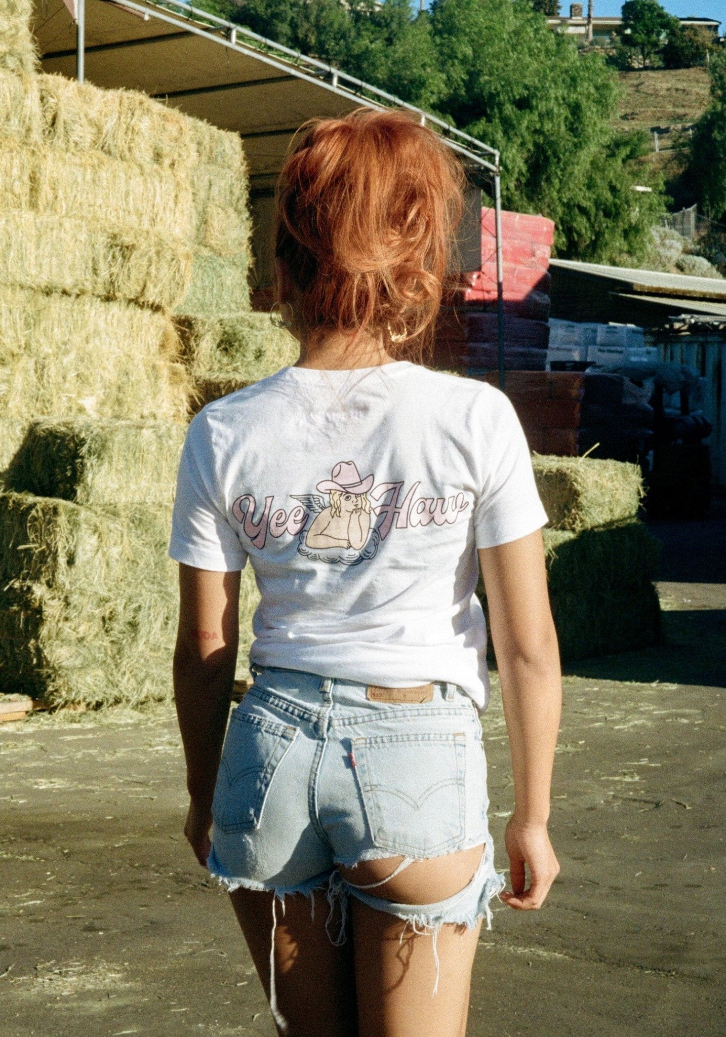 Yeehaw Angel Tee