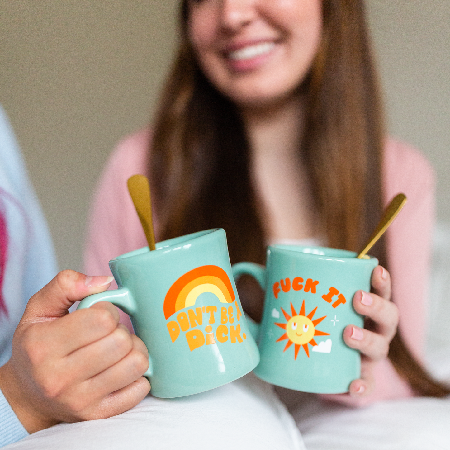 Don't Be A Dick Mint Diner Mug