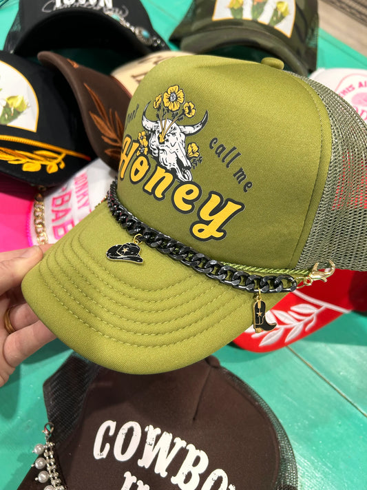 Aluminum Trucker Chain with Western Charms