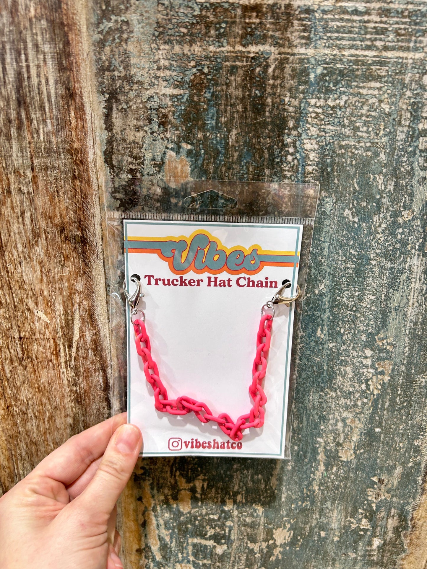 Pink Link Trucker Chain