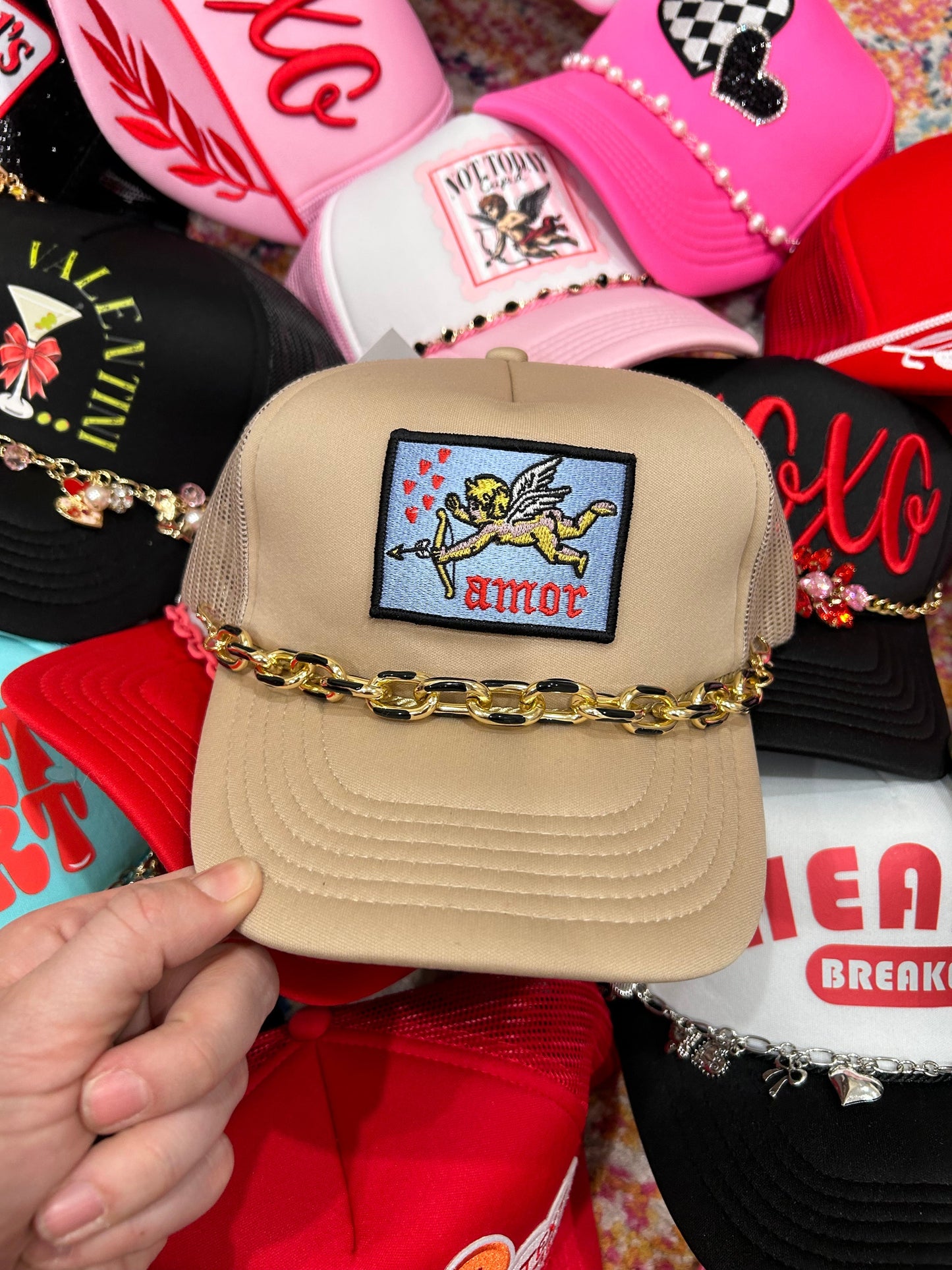 Chunky Enamel Dipped Trucker Chain