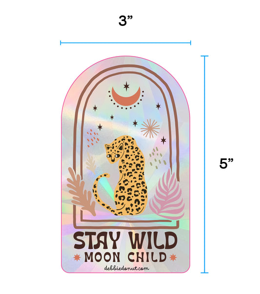 Stay Wild Suncatcher Sticker