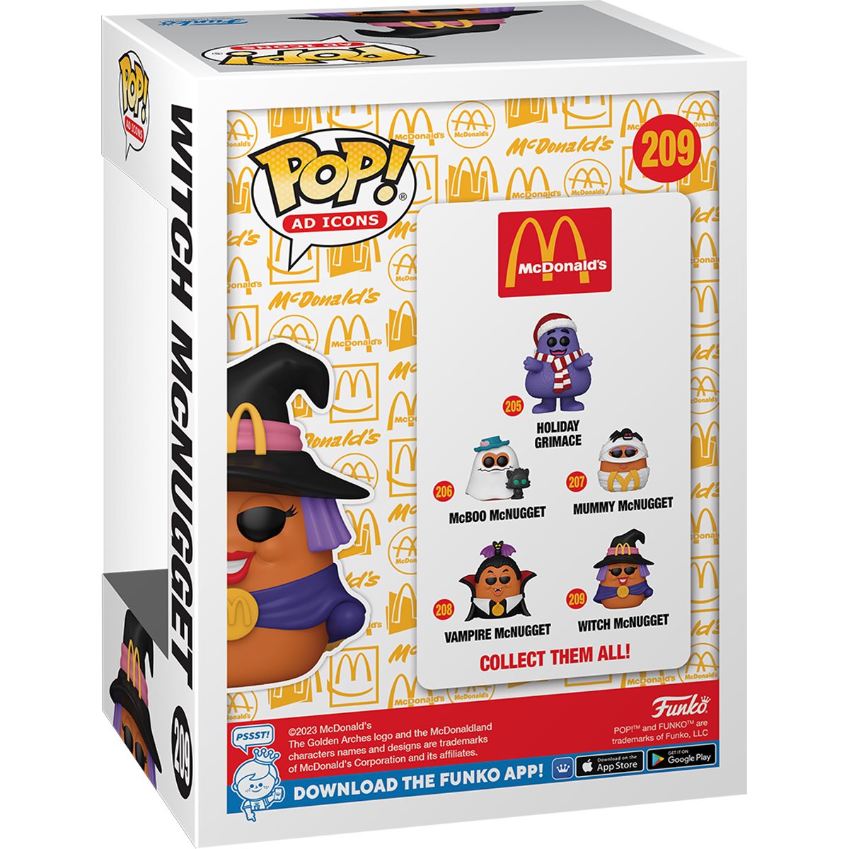 McDonalds Halloween Witch McNugget Funko Pop! Vinyl Figure #209