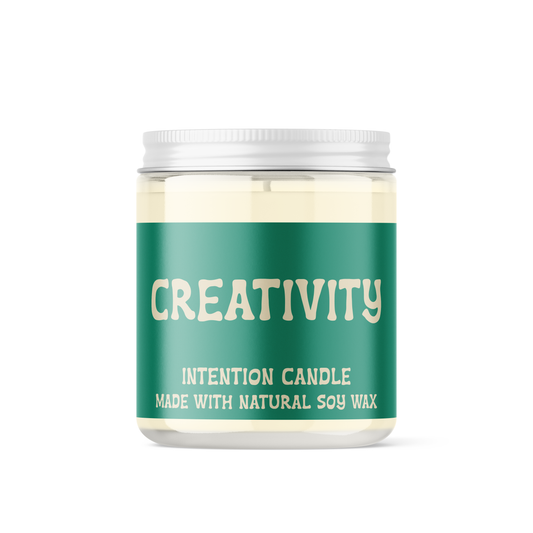 Intention Candle | Creativity | Natural Soy Wax