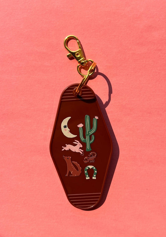 Desert Luck Motel Keychain