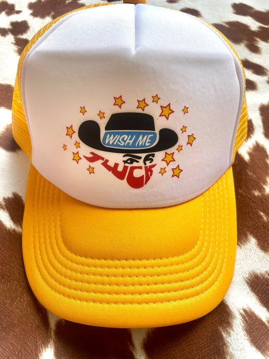 "Wish me" Trucker Hat